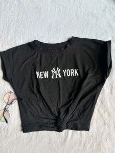 New Year Black Top For Girls