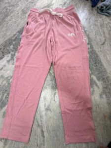 Pink Wide Leg Sweatpants