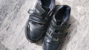 Black  School Shoes no damage UK9