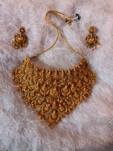 sale 🥳Gold Plated Necklace and Earrings Jewelle