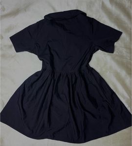 Classic Black Button-Up Dress