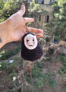 Handmade No Face Keychain