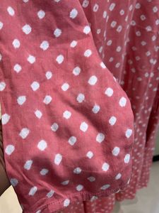 Peach Bandhan Kurta