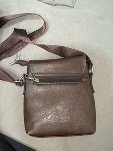 Unisex Captain Brown leather Crossbody Sling Bag