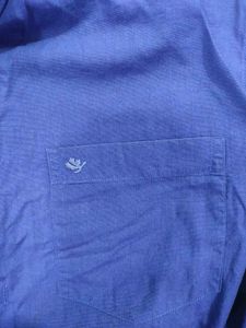 COBB Men's Royal Blue Casual Shirt
