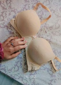 Beige Bra with Soft Padding