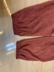 Corduroy Skirt with Zipper Detail