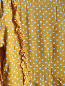 mustard Polka Dot Dress