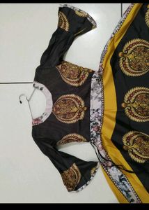 Coffee - Yellow Full Flair Gaun
