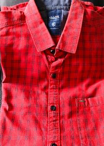 Killer Branded Red Checkred Shirt For Men