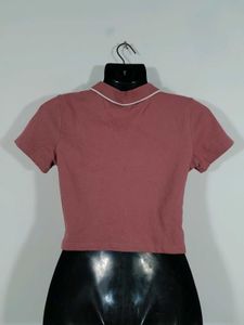 Pink Crop Top
