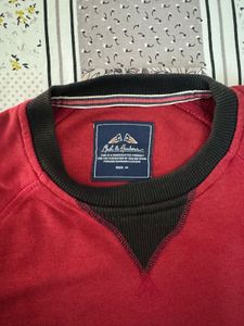Mast &amp; Harbour Men's Burgundy Sweatshirt