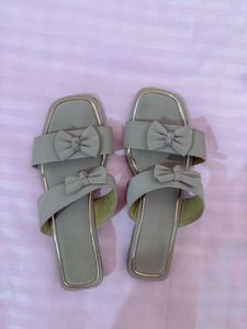 Cute Bow Flat Sandals