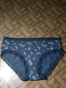 Floral Lace Trim Briefs