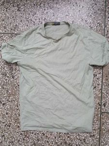 BeYoung mens Light Green T-Shirt