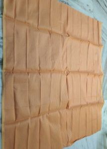 Orange Textured Fabric Piece