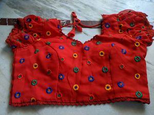 EMBROIDERY READYMADE BLOUSE