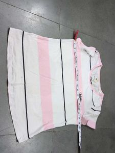 Striped 'Atlanta' Graphic Tee