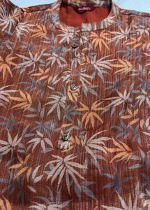 Women's Long Top – Rust Brown