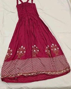 Bohemian Maxi Dress with Floral Print