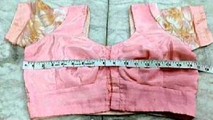 pink pure crape silk blouse