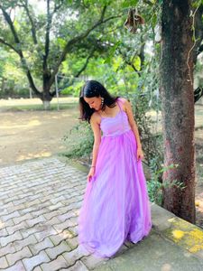 Stunning Purple Ombre Gown