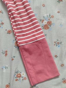 Striped Long Sleeve Y2K inspired Top