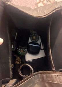 Stylish Dark Brown Handbag