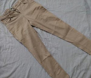 Beige Colour Skinny Jean Size 26