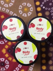 Plum Gel Body Scrub Pack Of 3