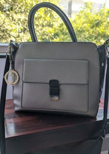 Branded Grey Purse