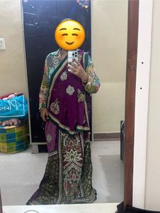 Elegant Embroidered Saree