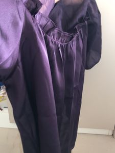 Purple Ruffle Blouse