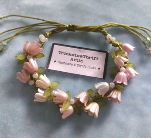 Floral Beaded Bracelet