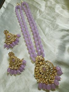 Lavender Pearl Necklace