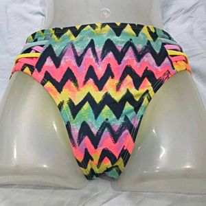 🤎 Colorful Chevron Bikini Bottoms