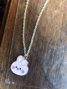 BTS Jungkook BT21 Cooky Pendant Chain