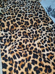 Leopard Print Wide Leg Palazzo Pants