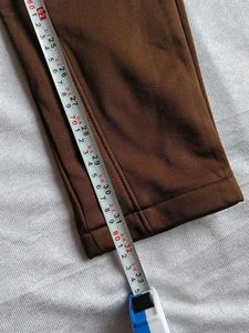 Golden Brown Elastic Waist Pants