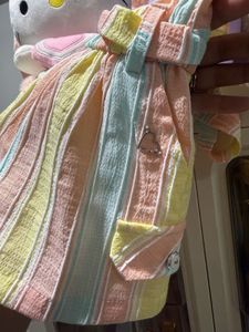 Ruffle jumpsuit with Bow