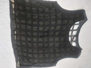 Unique Printed Sleeveless Blouse