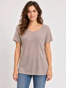 Women's Basic Pocket T-Shirt