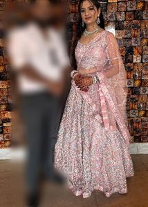 Stunning Pink Bridal Lehenga