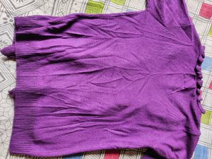 Purple Cardigan
