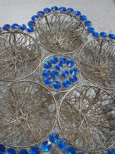 Blue Colour Dry Fruit Basket