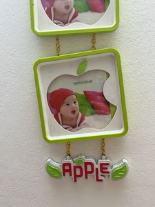 Cute Apple Photo Frame Display