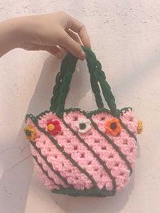 Chic Crochet Flower Handbag💗