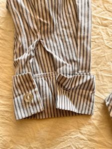 Classic Striped Button-Up Shirt