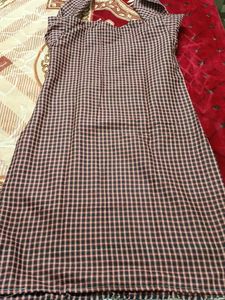 Checkered Kurta woolen