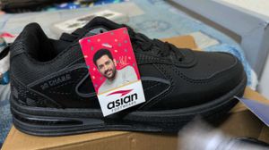 Asian Go Chase Black Casual Shoes